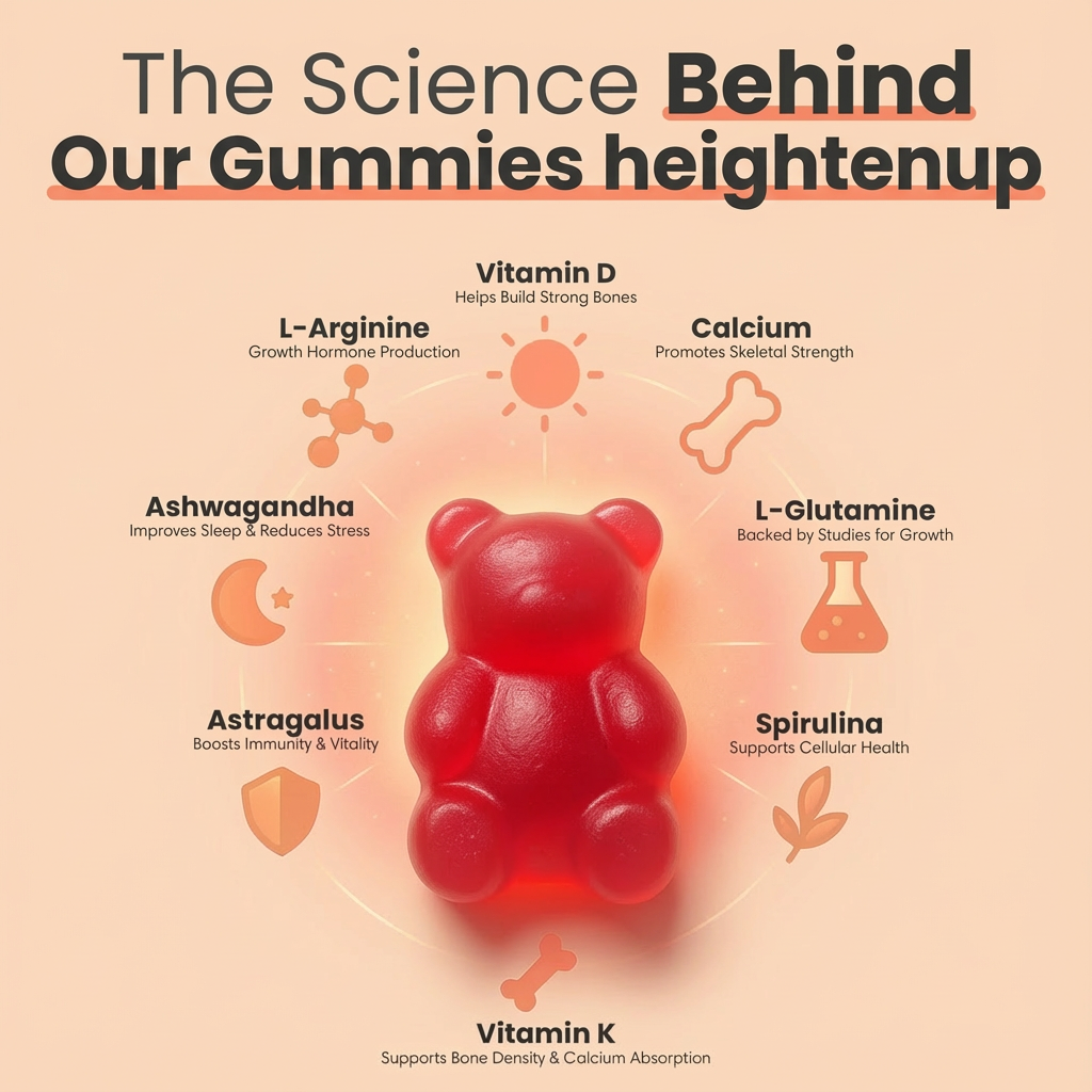 HeightenUp Growth Gummies